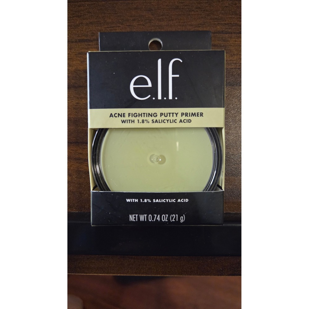 e.l.f. Acne Fighting Putty Primer Universal Sheer 1.8% Salicylic Acid 0.74oz
